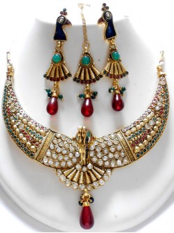 Polki Jewellery Set